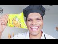 TRYING WIERD INDIAN FOOD (Maggi Milkshake)