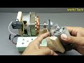 Turn fan Motor into10kw Generator Use Super Magnet - Make free electricity generator At Home