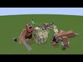 VILLAGERS vs ILLAGERS | Minecraft Mob Battle