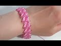 How do you make crochet jewelry with beads?/Crochet BRAID or RIBBON with BEADS/Author's IDEA