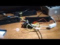 lcd tv speaker test with mini  amplefier מיני מגבר על טלוויזית לסידי