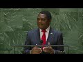 🇿🇲 Zambia - President Addresses United Nations General Debate, 76th Session (English) | #UNGA