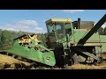 Combining The Last Of The Oats/Heifer Feed On Our Small Family Farm/John Deere 6600 Combine