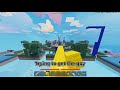 Doing and insane Kit Combo in Roblox Bedwars