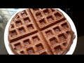 Belgian Waffles Recipe | Eggless Crispy Waffles | Easy To Make Chocolate Waffles | Belgian Waffle