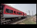 Dangerous 160Kmph GATIMAN EXPRESS  attacks Faridabad New- India's 2nd FASTEST Train- Indian Railways