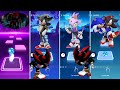 Green Sonic 🆚 Tails Exe Sonic 🆚 Blaze The Cat 🆚 Espionage Sonic | Sonic Tiles Hop EDM Rush