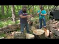 Fiskars X27 Splitting Axe VS. Fiskars 6LB Splitting Maul!