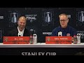 Bill Zito & Paul Maurice | Stanley Cup Final Media Day | 6.7.24