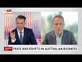 Price war erupts in Australian businesses