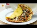 Cheesy Mexican Omelette - Breakfast Recipe by Food Fusion