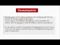 Hematopoiesis | Formation of Blood cells