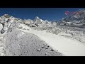 A Helicopter Flight to Mount Everest Base Camp 