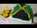 Jamaica Flag Cake For Independence 🇯🇲 |Jamaica Cake Decorating Flag