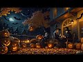 Spooky Halloween Instrumental Music 👻 Haunted Village Halloween Ambience with Night Spooky Sound