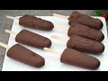 Once you know this recipe, you won't buy it again! choco bar ice cream, no eggs, no cream