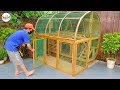Easy to build 2 level wooden chicken coop | Woodworking ideas