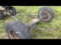 Redneck homemade axle bush hog update / rebuild