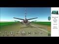 Airplane Landing In GeoFS Flight Simulator