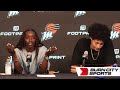 Brittney Griner, Kahleah Copper speak on Mercury's win over Storm, success as a duo