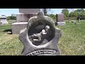 THE LEGEND OF VIOLIN ANNIE, at Haunted Elmwood Cemetery, in Centralia, Illinois. Viewing old stones.