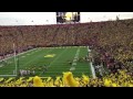 Michigan Stadium crowd sings Journey