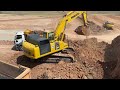 Komatsu Excacator Trucks bidirectional Loading