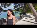 Brela Croatia 4K Makarska Riviera Walking Tour 2024