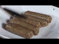 Ash plantain flour.You can make sausages with this flour. .village kitchen recipe