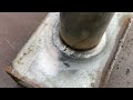 Not all welders are good at welding thin round pipes || stick welding