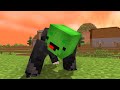 JJ and Mikey Family Morph into WEREWOLF - Maizen Minecraft Animation