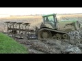 EXTREME CONDITIONS - JD 8210T SOUND - RICE PLOUGHING in Italy 2014