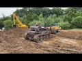 Dozer with Tank Tracks and Rolls Royce Engine