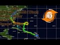 The track of hurricane Jeanne animation (2004)