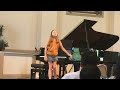 Skylar piano recital