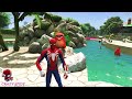 GTA 5 Epic Ragdolls RED SPIDERMAN VS RED MINION VS SPIDERMAN (Euphoria Physics & Funny Fails)E.165