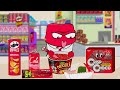 Bou's Revenge - Pou vs Poulina Convenience Store Red Yellow mukbang Animation| POU is NOT a MONSTER?