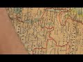 ASMR World's Largest Lakes in Antique 1885 Atlas | Page Flipping