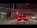 DUBAI MARINA STREET DRIVING After the Rain (4K HD) | Stunning Skyscraper City at Night 🇦🇪