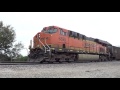 BNSF Freight Train Meets Coal Train