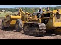 Caterpillar D4 & 40 Scraper, Cat D6 with Scraper, Cat D8, Cat D9T