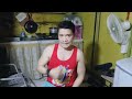 HOME CHEST TRICEPS WORKOUT GAMIT ANG HOME MADE GYM EQUIPMENT.