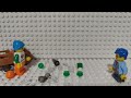 Lego crashing bottles