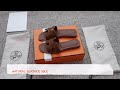 Unboxing HERMÉS ORAN SANDAL