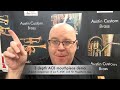 A quick tour of the 3 different Austin Custom Brass  flugelhorn mouthpieces:  ACB show and tell!