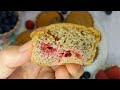 You will be delighted!! Gluten free Blueberry and Raspberry Muffin!! So easy, so delicious!!