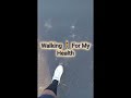 Wearing Compression Socks While Walking/Exercising...