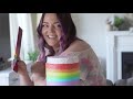 Turning a $20 Grocery Store Cake into a EPIC Rainbow PRIDE Cake!