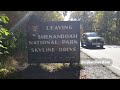 Shenandoah National Park Driving 105 Miles on Skyline Drive,Waterfalls, Overlooks|Fall Foliage 2022