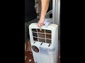 Cleaning a portable aircon